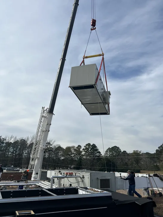 Commercial HVAC rooftop unit service in Tuscaloosa, AL